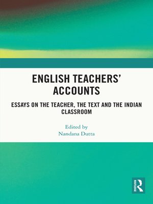 cover image of English Teachers' Accounts
